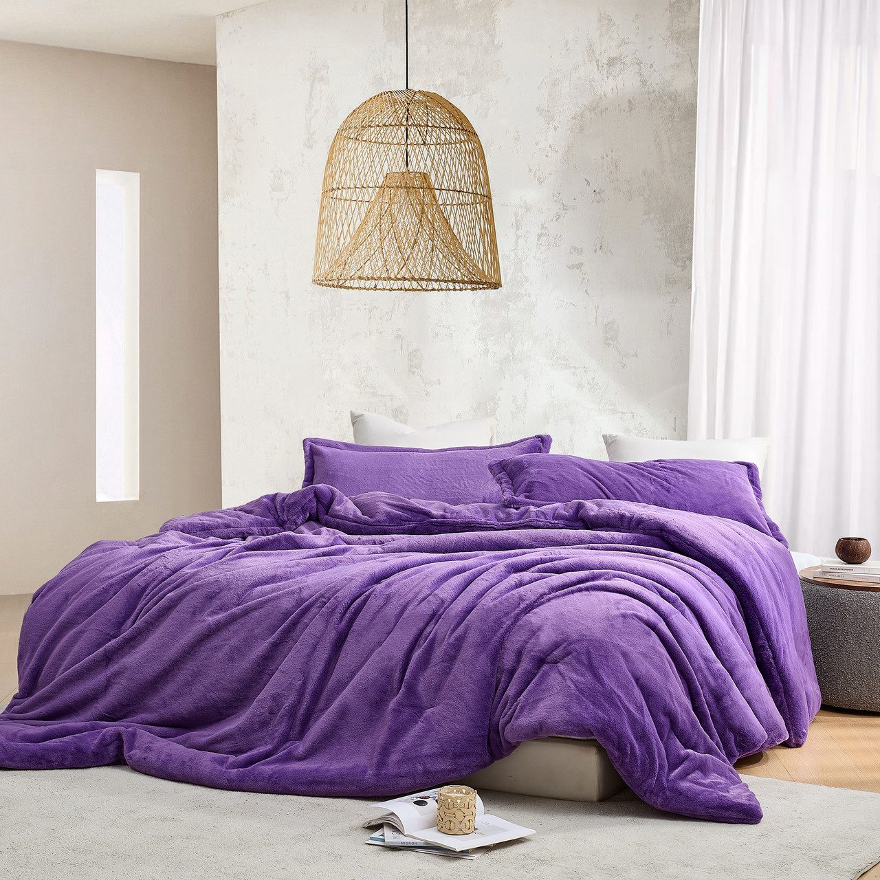 ハリネズミ寝袋　パープル Love Thick® - Chunky Bunny Coma Inducer® Oversized Comforter Set