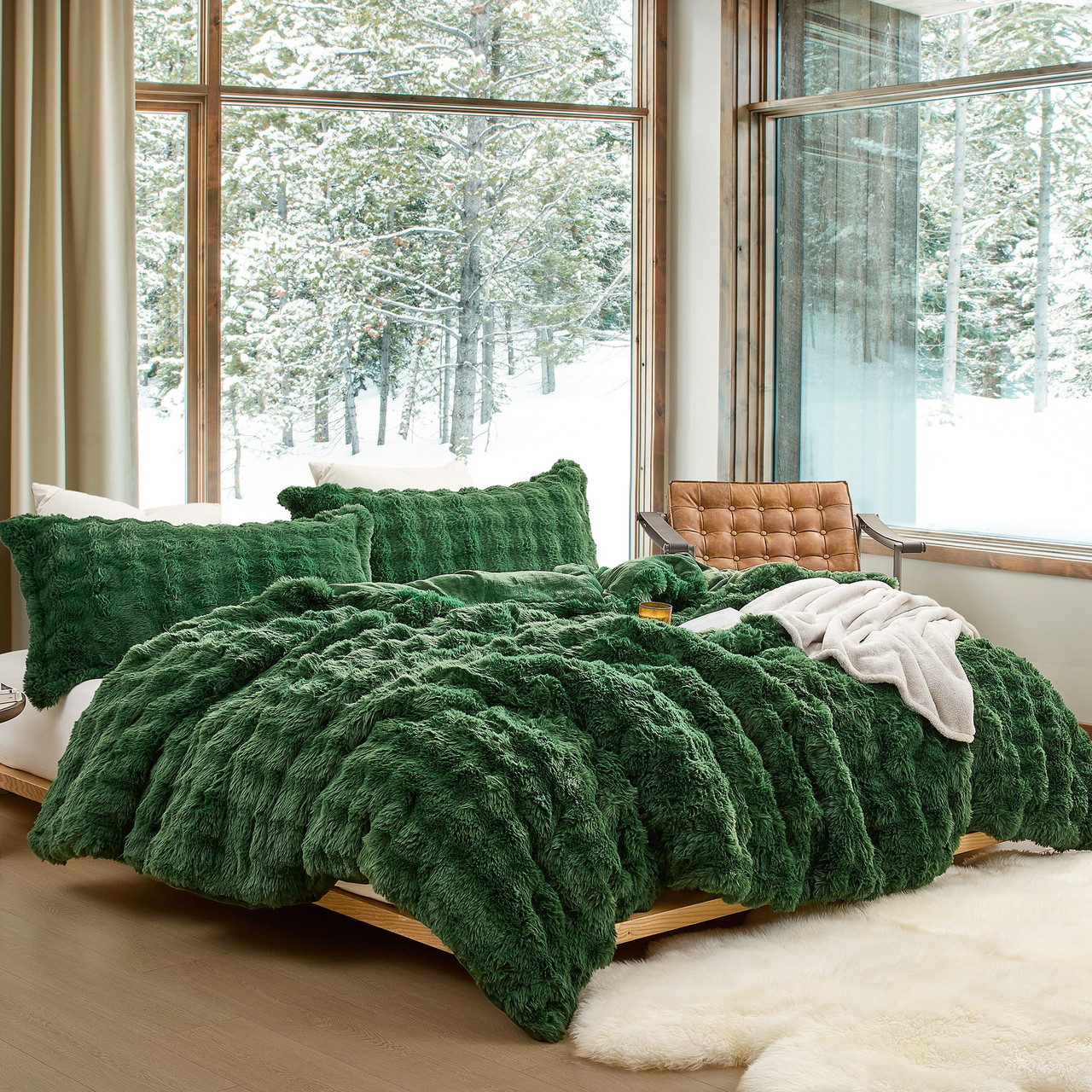 ふーちゃん様 オーダー スモーキーグリーン リース 50cm O-24 Snowball® Chunky Bunny - Coma Inducer® Oversized Comforter Set