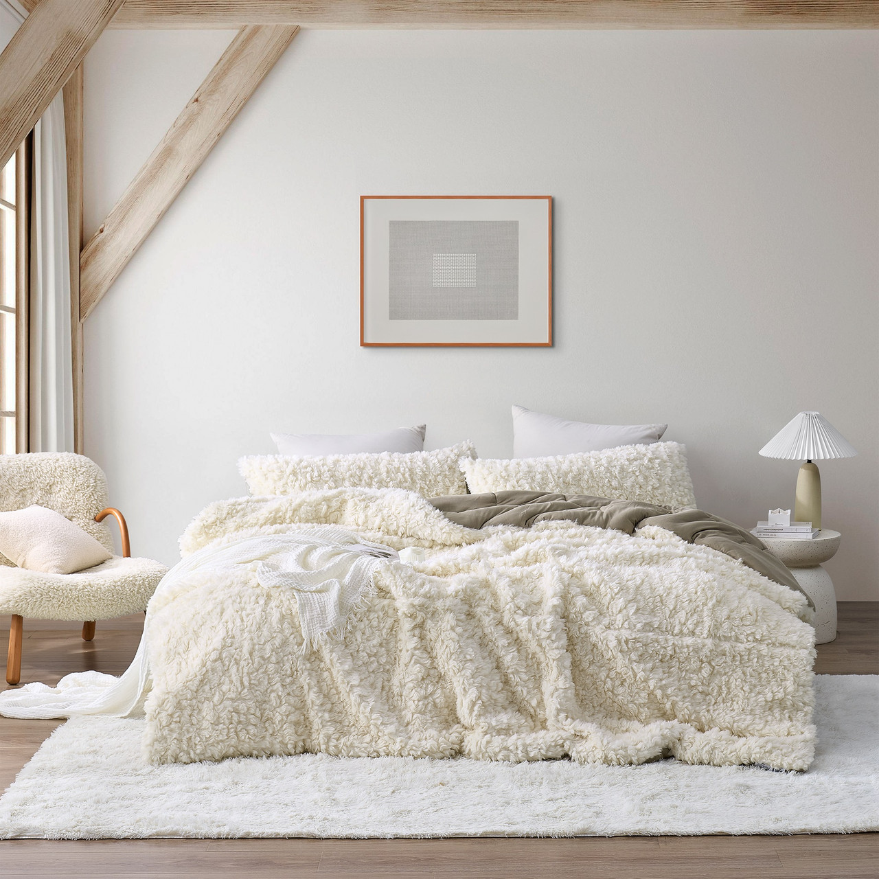 Creamy Clouds - Coma Inducer® Oversized Comforter - Natural