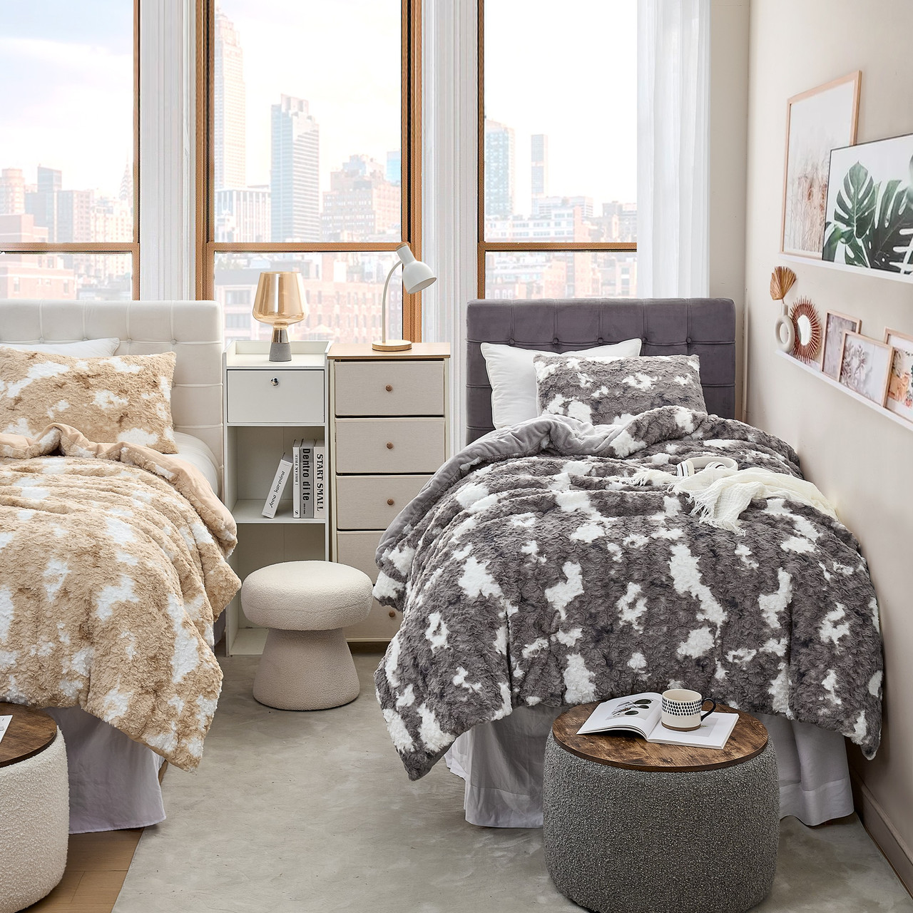 Puppy Love® - Coma Inducer® Oversized Comforter Set - Gray and White