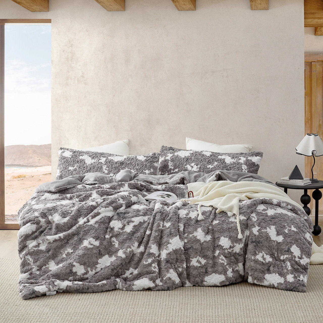 Puppy Love® - Coma Inducer® Oversized Comforter Set - Gray and White