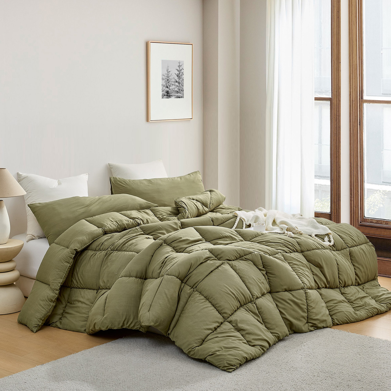 Washed Panda - Coma Inducer® Oversized Comforter Set - Mayfly