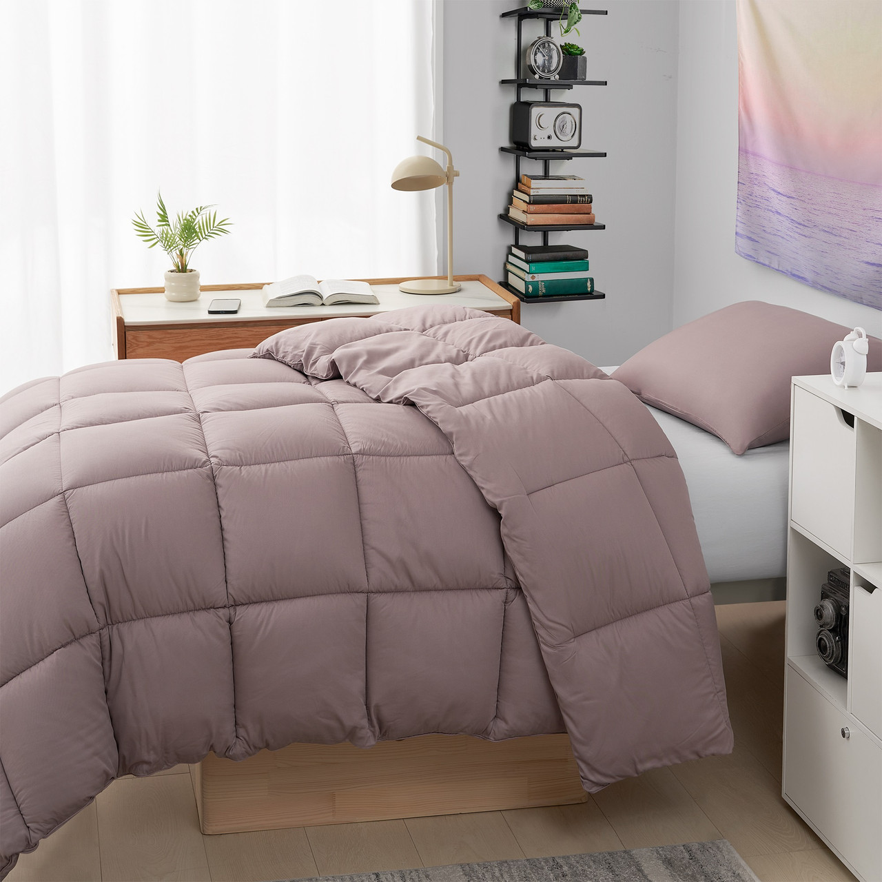 Satin Panda - Coma Inducer® Oversized Comforter Set - Bark