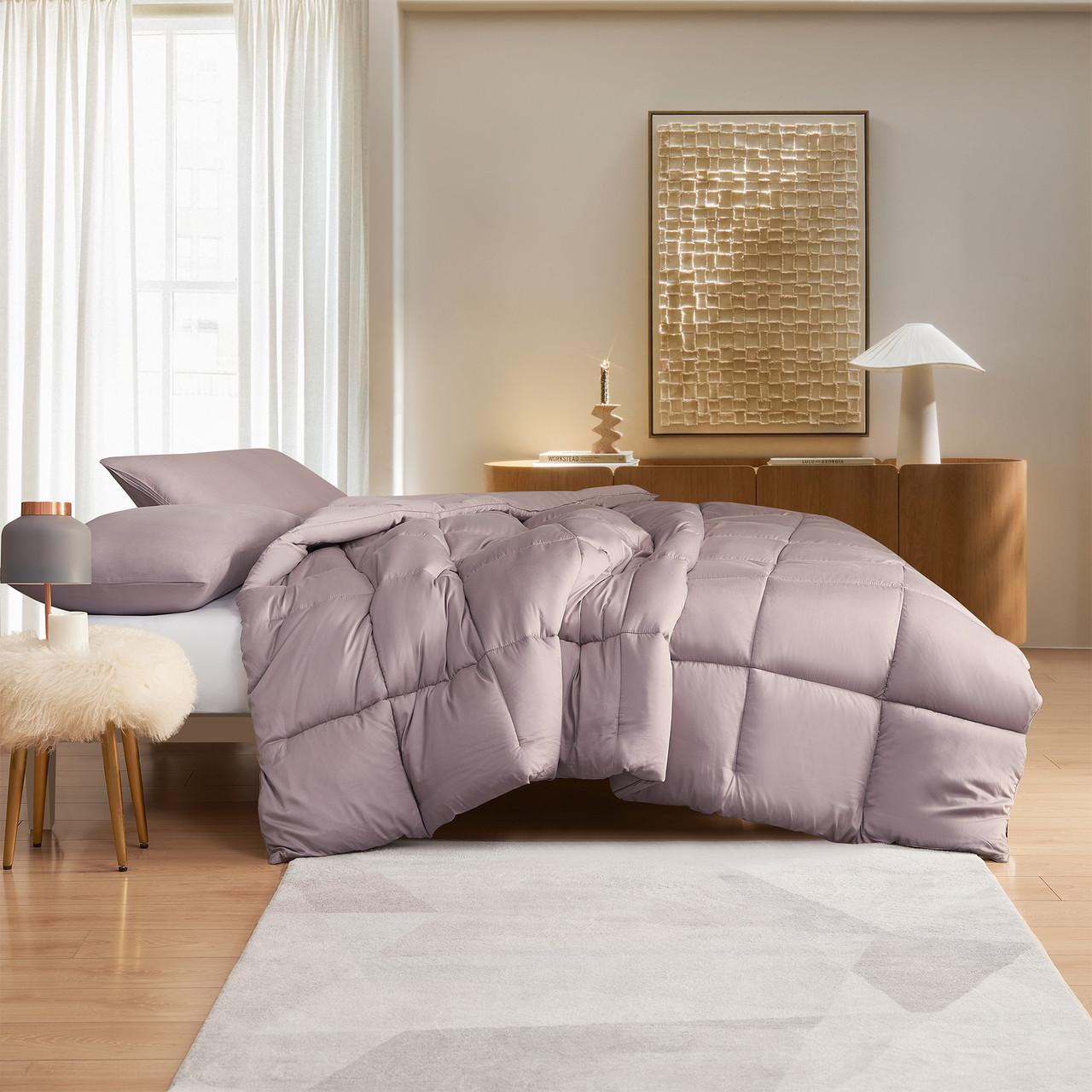 Satin Panda - Coma Inducer® Oversized Comforter Set - Bark