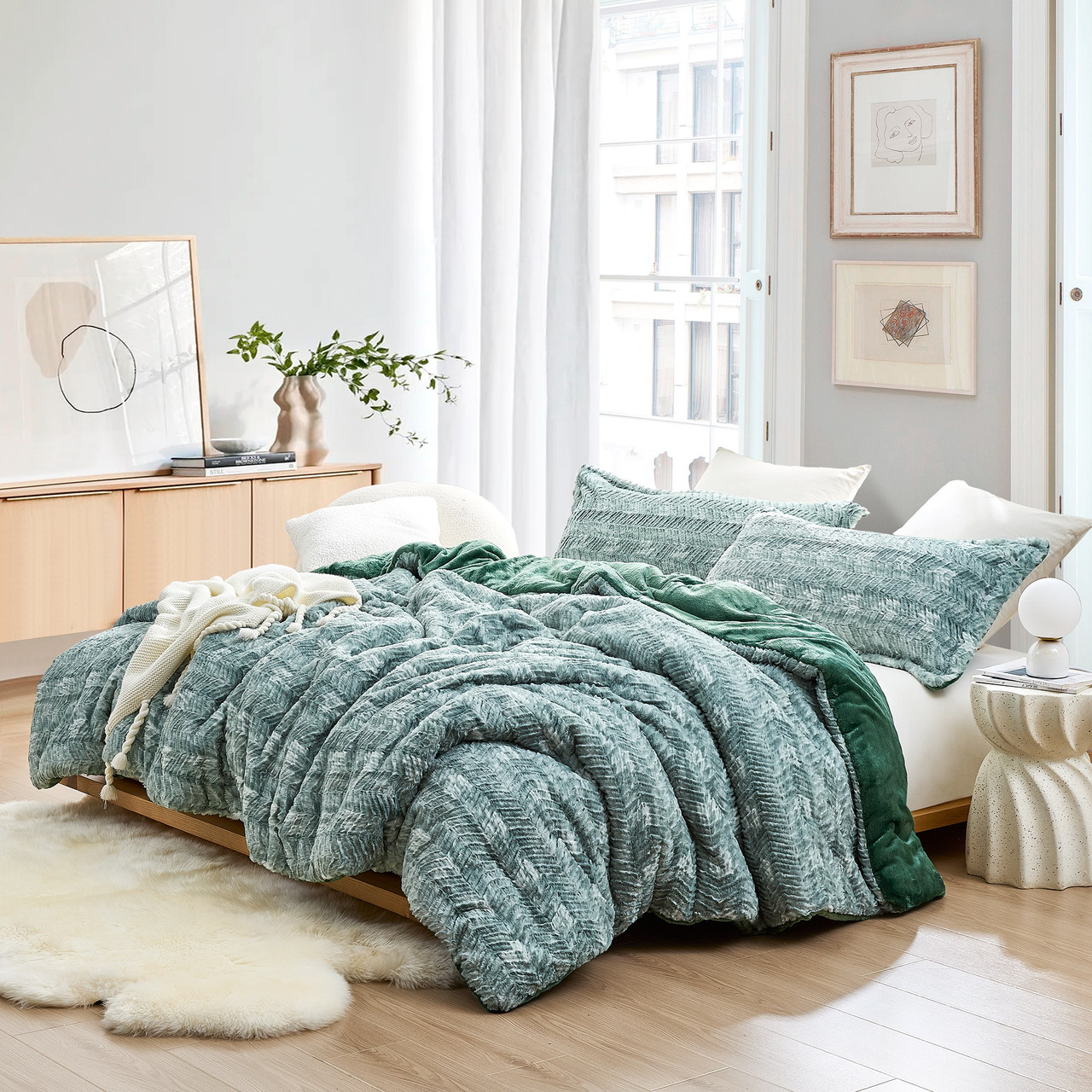 Peak of Cozy - Coma Inducer® Oversized Comforter Set - Chevron