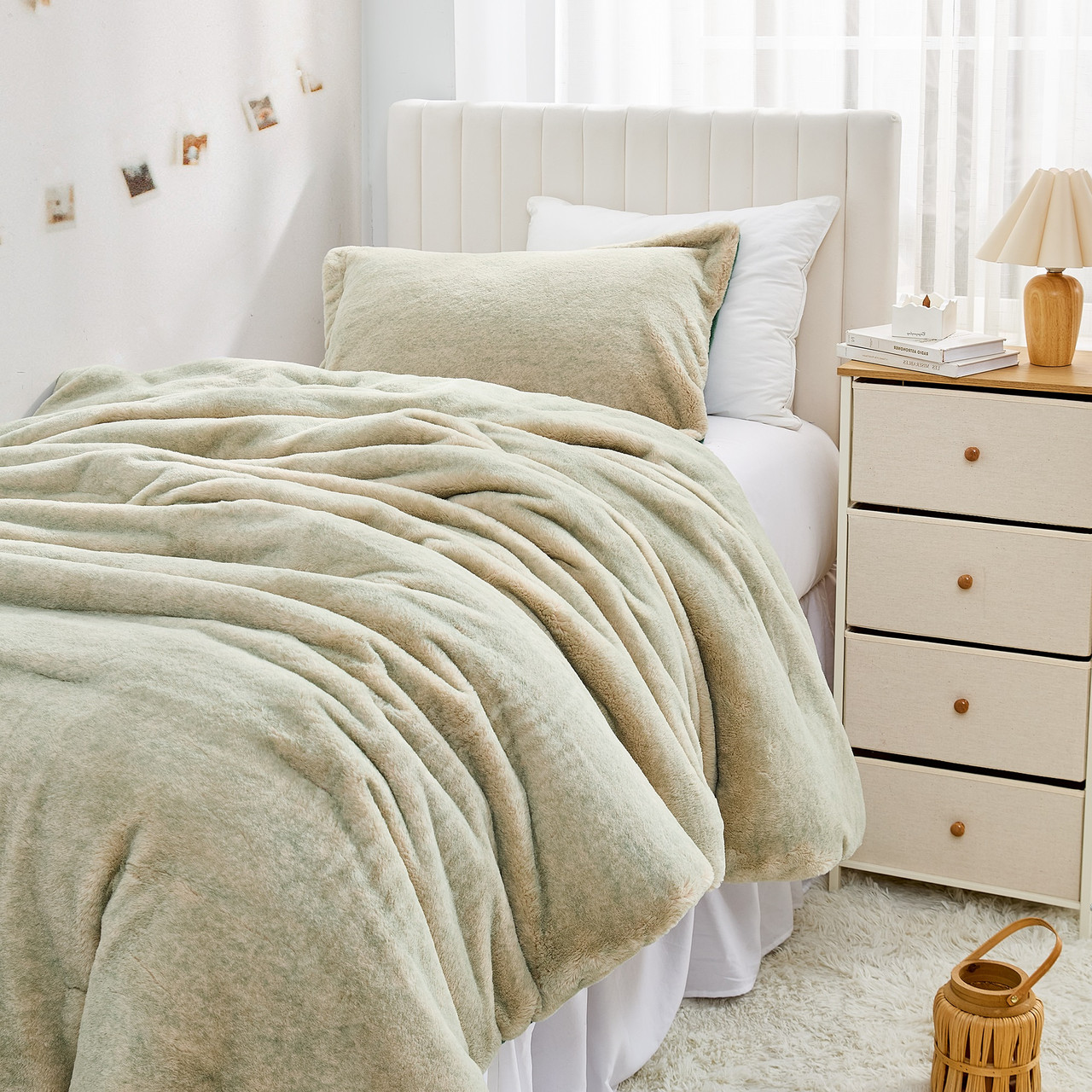 Polar Tundra - Coma Inducer® Oversized Comforter Set - Moss Taupe