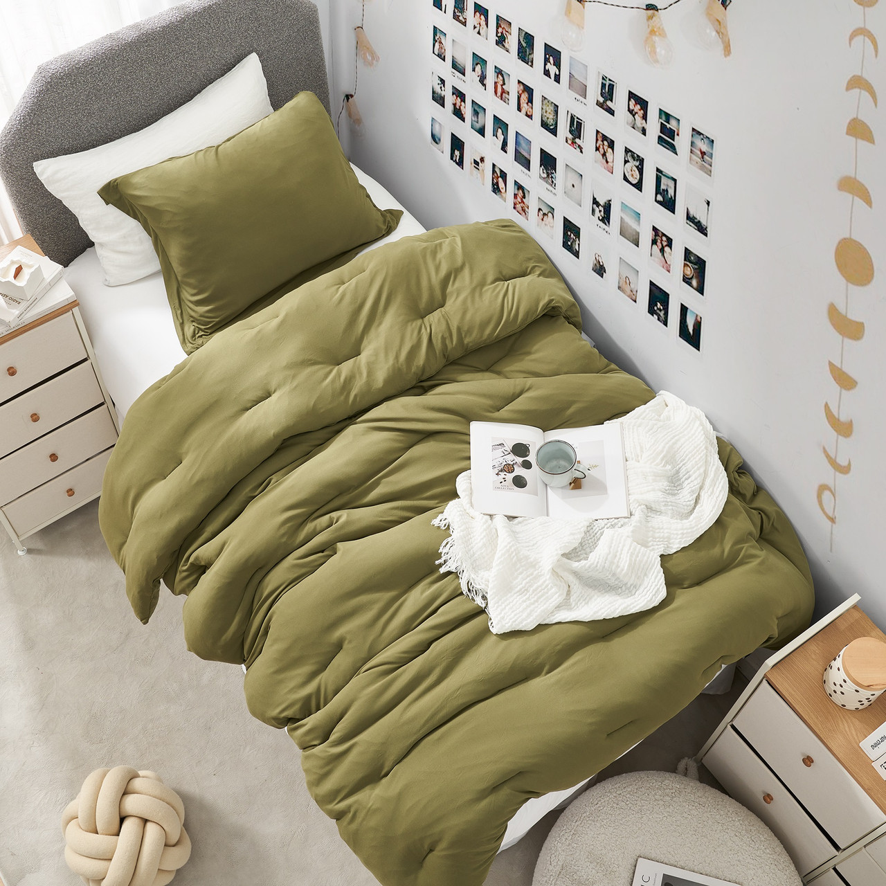 Summertime Thick® - Coma Inducer® Oversized Comforter Set - Olive Drab