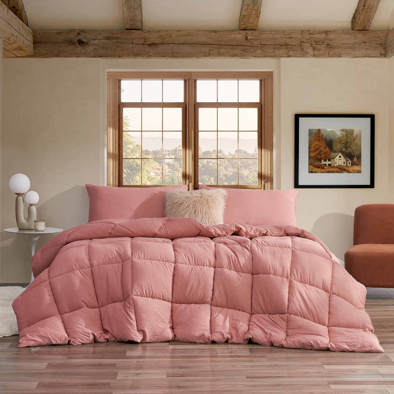 Cloud Thick - Coma Inducer® Oversized Cooling Comforter Set - Red Rock