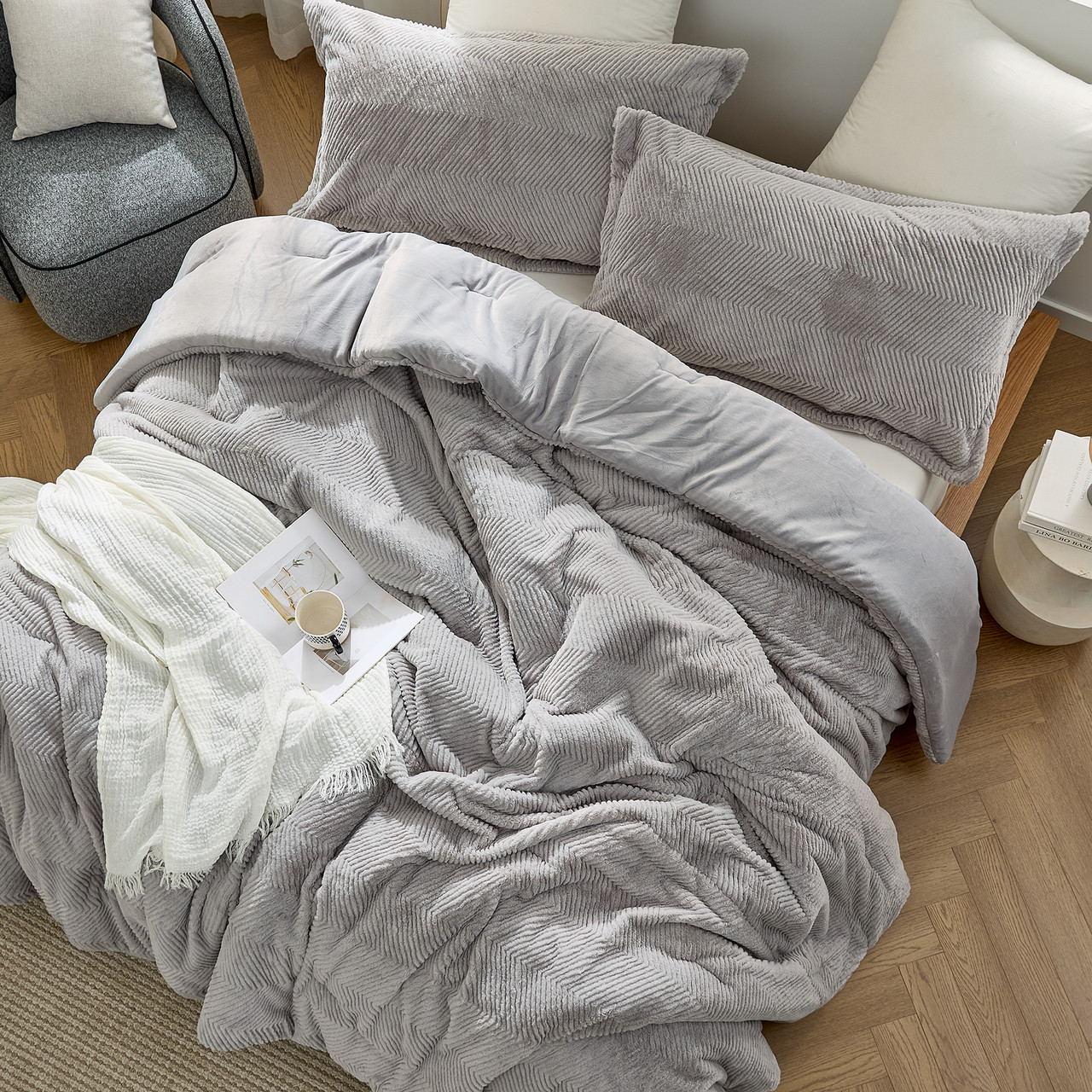 Peak of Cozy® - Coma Inducer® Oversized Comforter - Steeple Gray