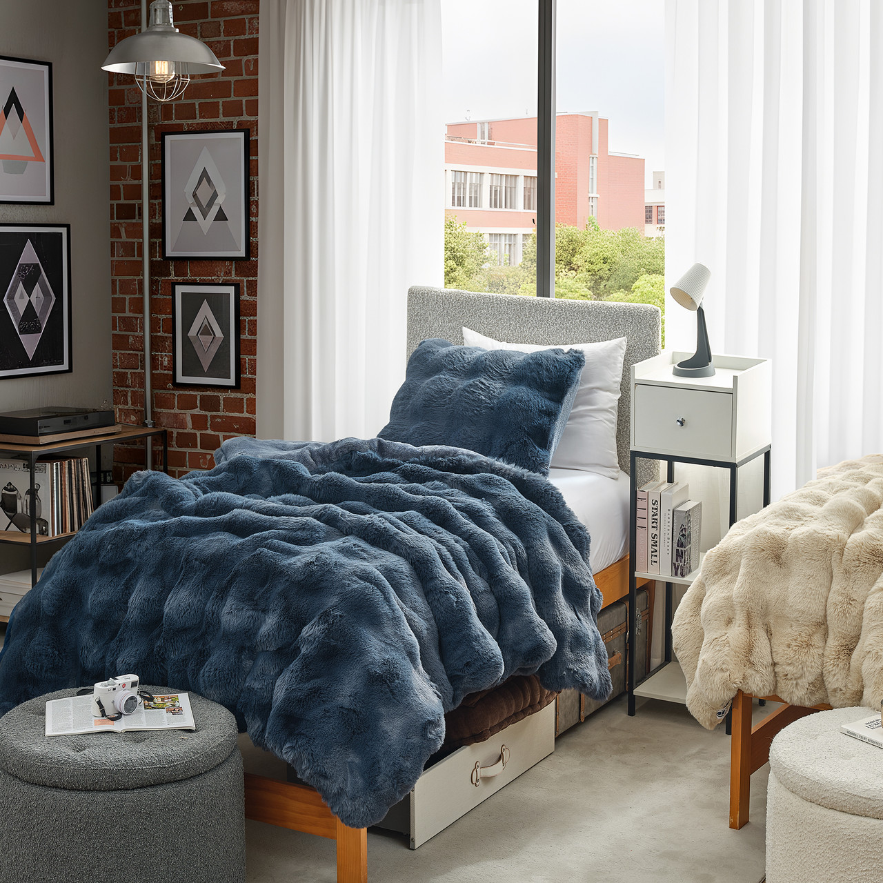 f*4様 ブルージャイアント　パブミラー Snowball® Giant - Coma Inducer® Oversized Comforter Set - Teal