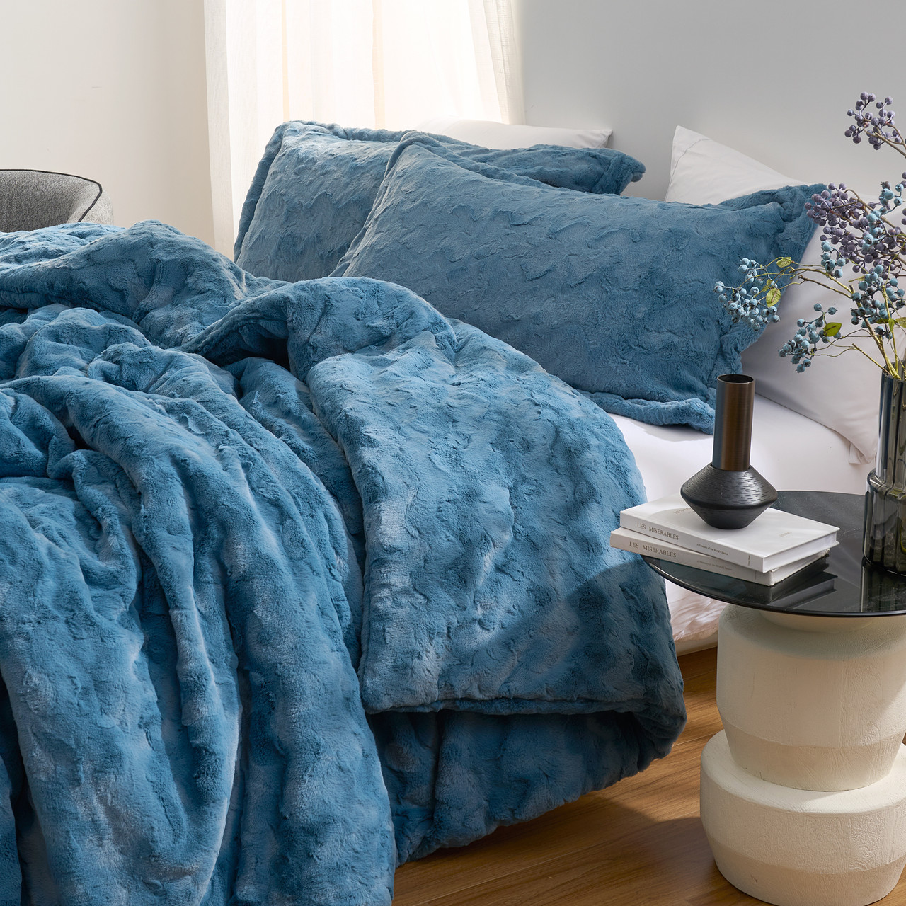 Arctic Sea - Coma Inducer® Oversized Comforter Set - Blue Surf