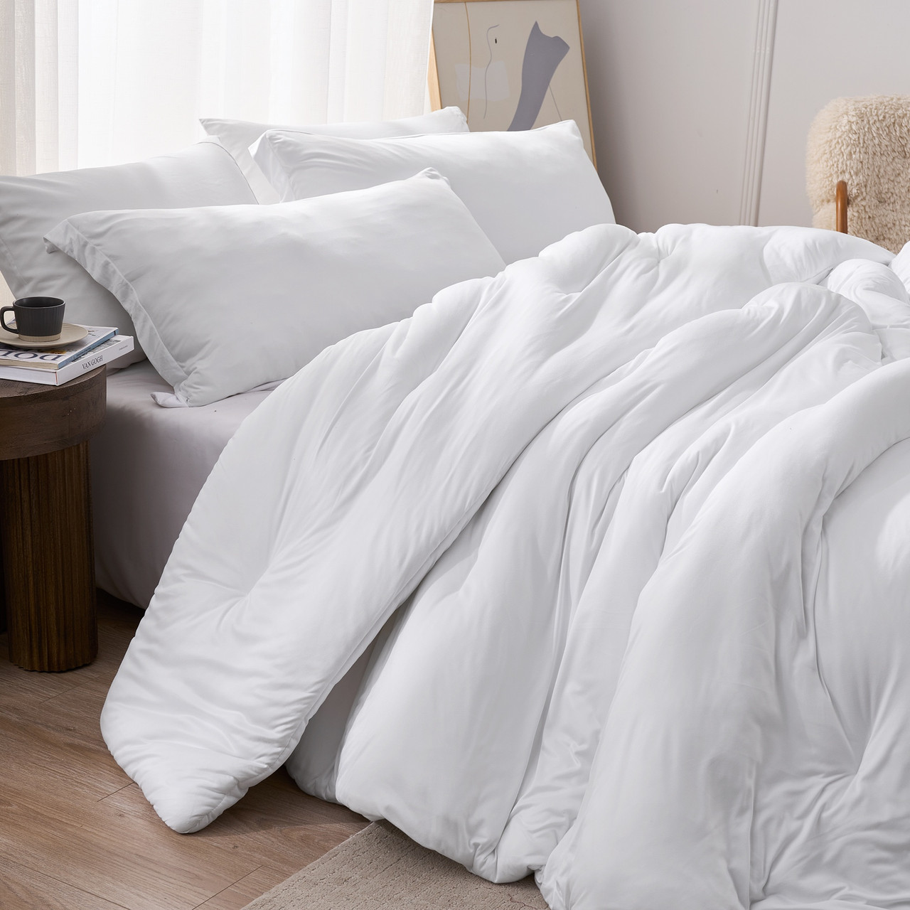 Love Thick® - Springtime Coma Inducer® Oversized Comforter Set - White
