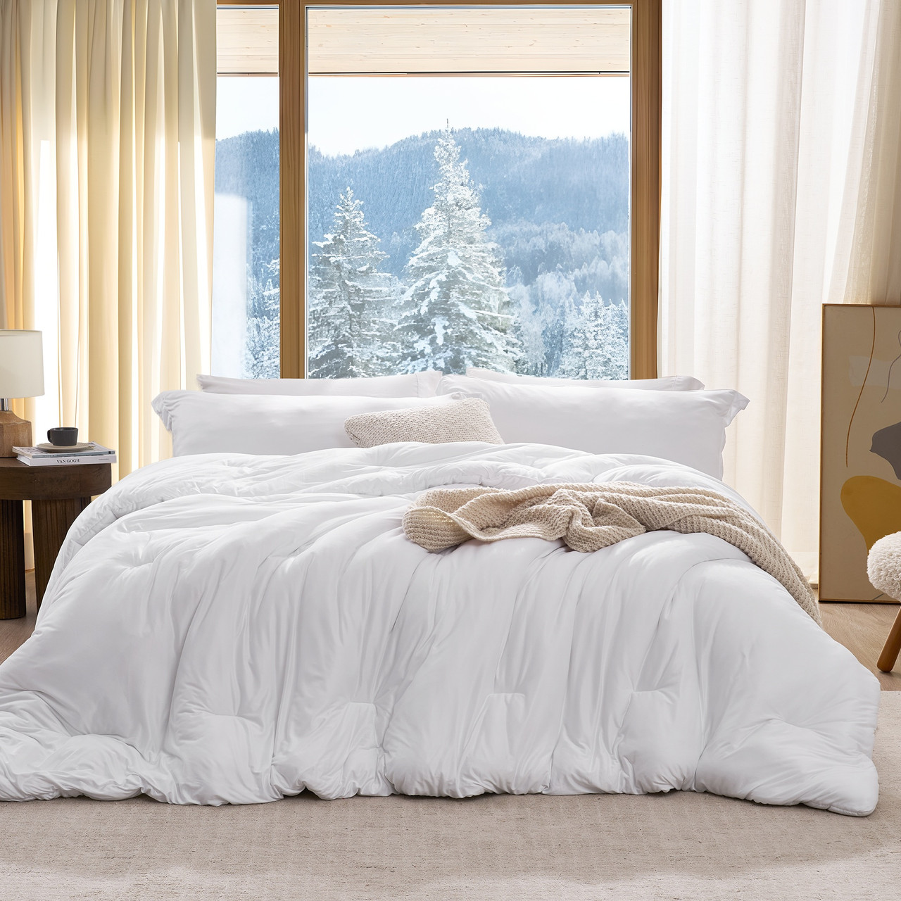Love Thick® - Springtime Coma Inducer® Oversized Comforter Set - White