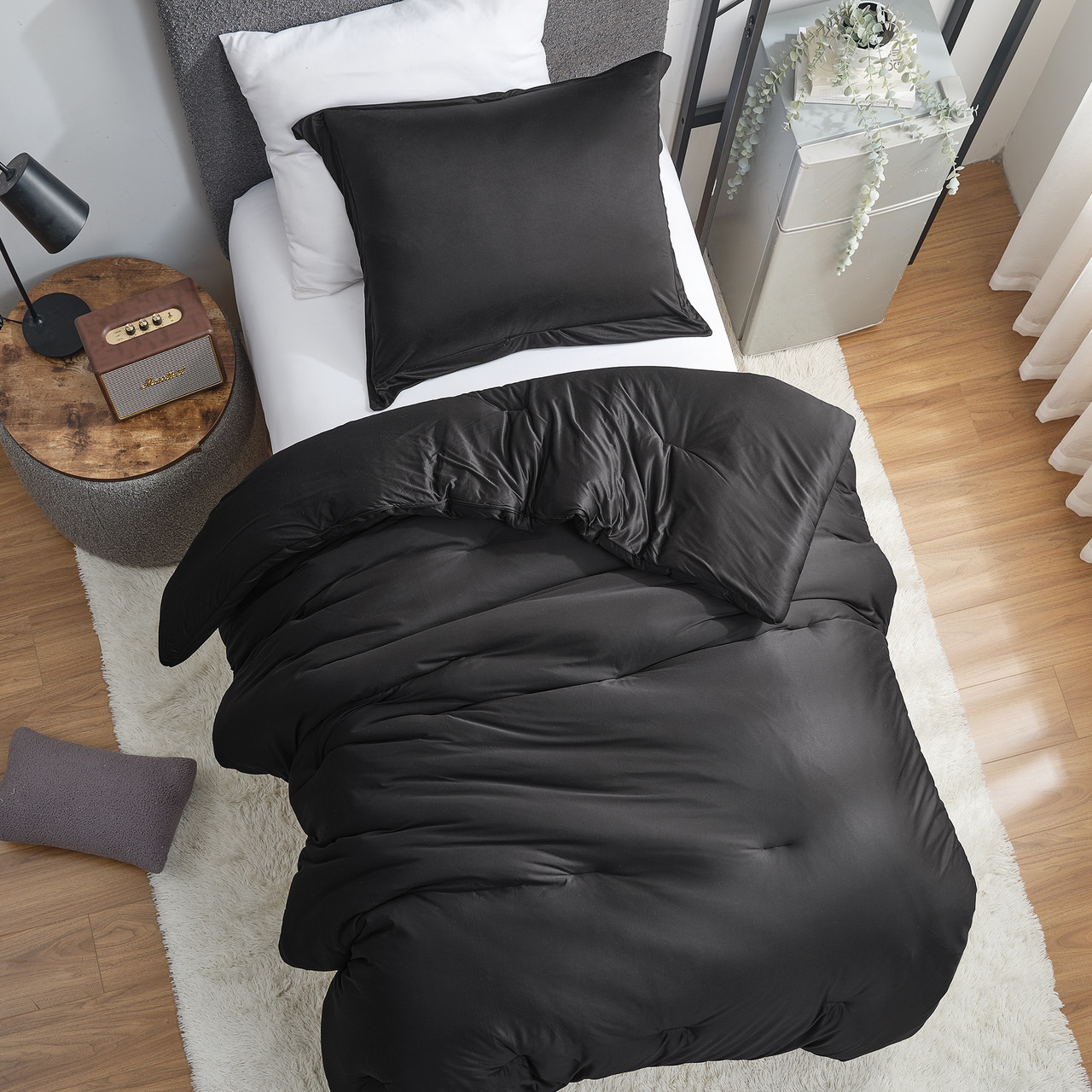 Love Thick® - Springtime Coma Inducer® Oversized Comforter Set - Black