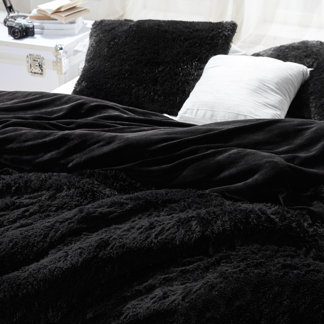 Coma Inducer® Duvet Cover - Are You Kidding? - Black