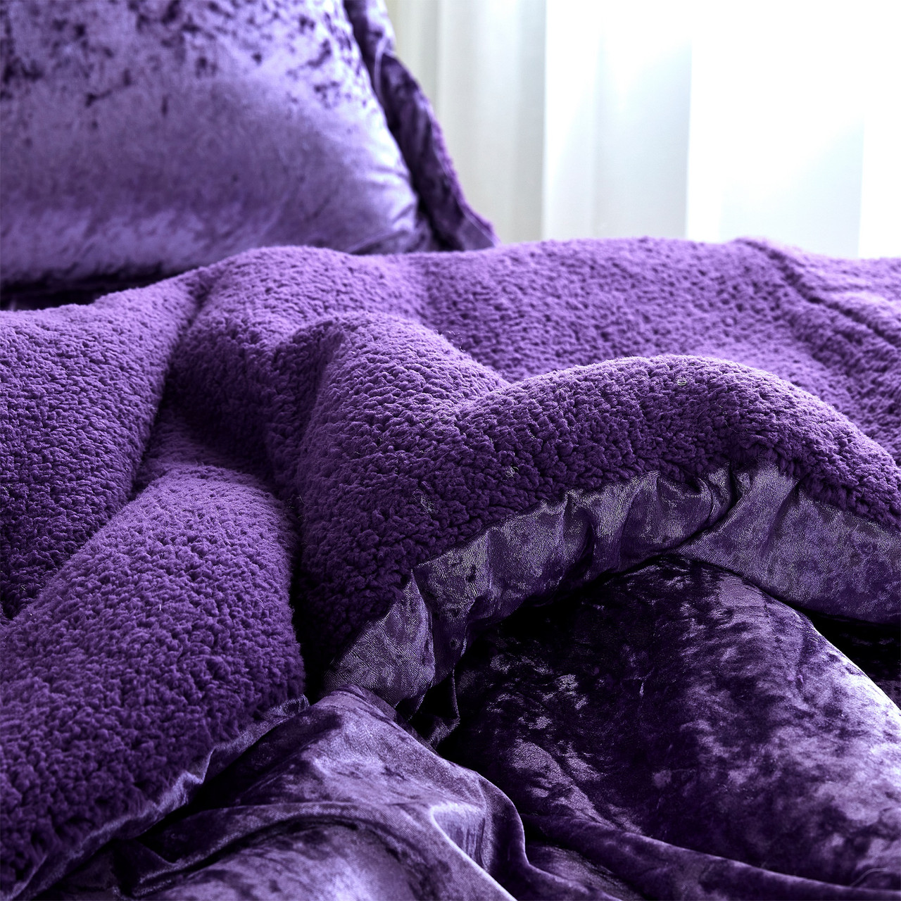 Velvet Crush - Coma Inducer® Oversized Comforter - Purple Reign