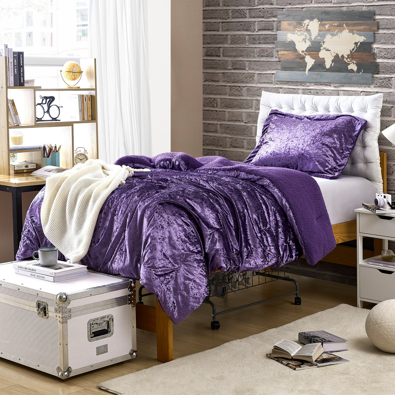 Velvet Crush - Coma Inducer® Oversized Comforter - Purple Reign