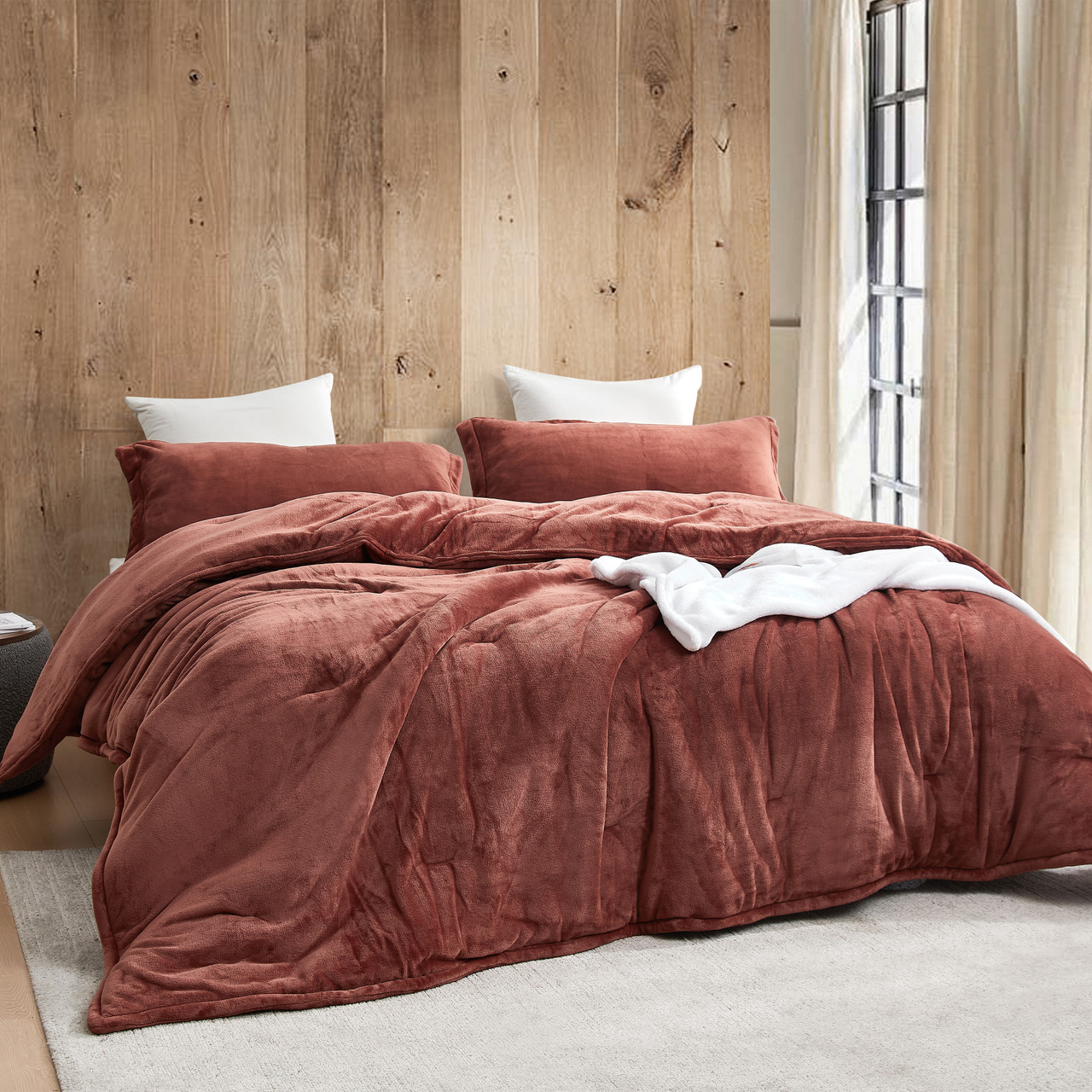 Coma Inducer® Oversized Comforter - Wait Oh What - Maple Syrup