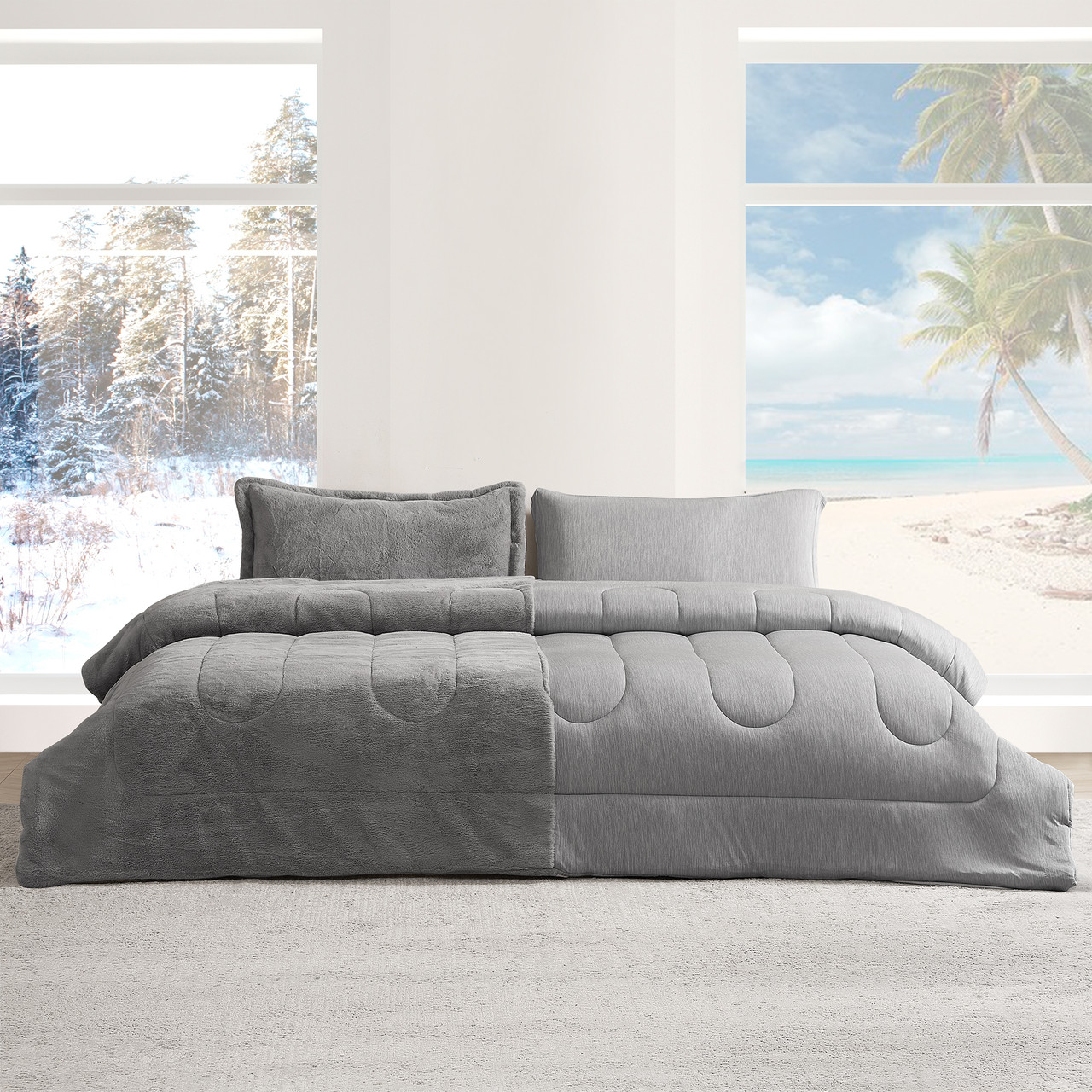 Opposites Attract - Coma Inducer Oversized Comforter - Plush