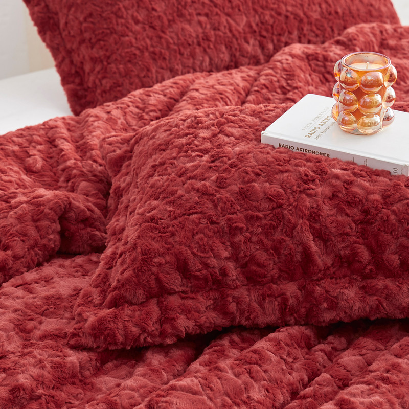 Obsessed - Coma Inducer® Oversized Comforter - Deepest Red