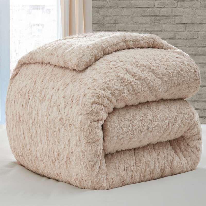 Obsessed - Coma Inducer® Oversized Comforter - Almond Milk Taupe