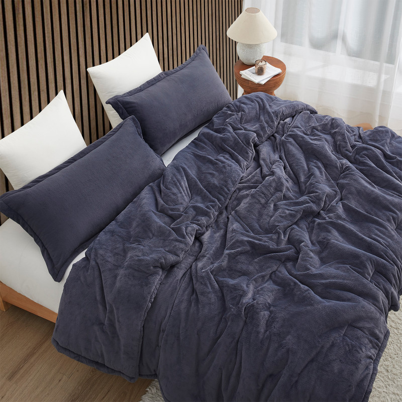 Softer than Soft - Coma Inducer® Oversized Comforter - Double Plush Indigo Black