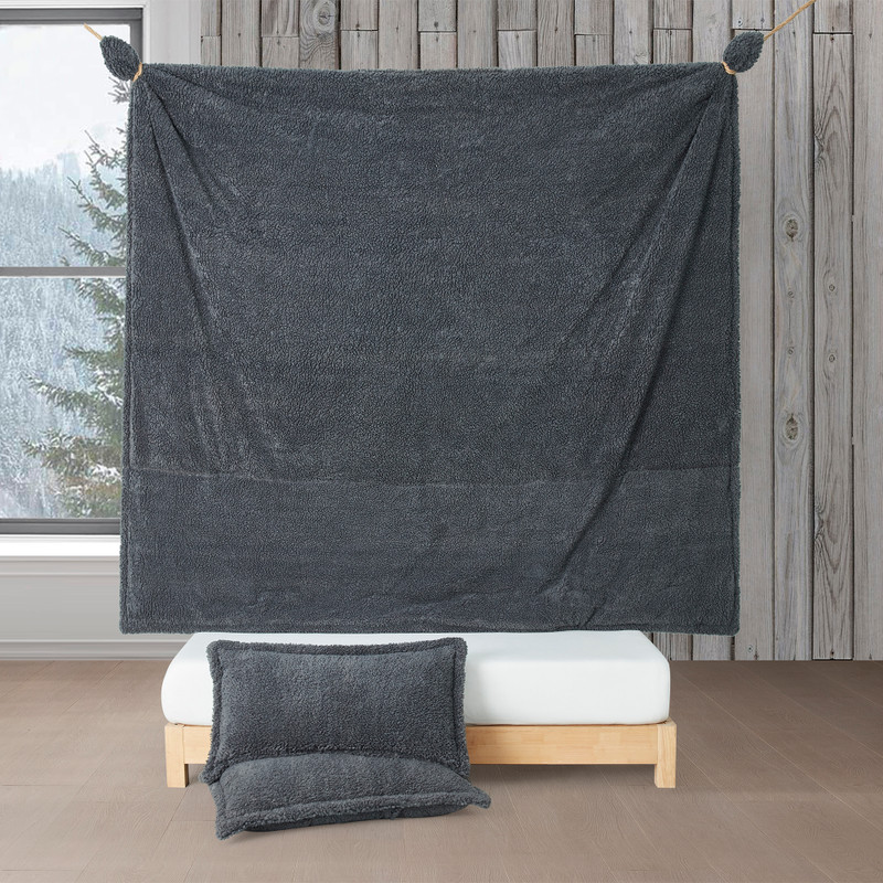 Unfluffin Believable - Coma Inducer® Oversized Comforter - Dark Gray