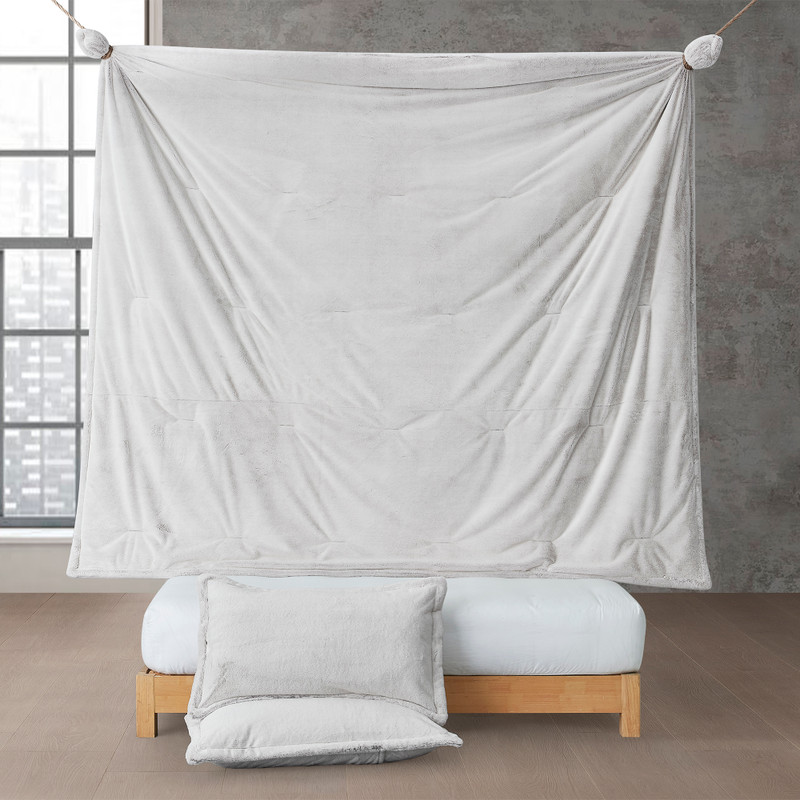 Koala de Albino - Coma Inducer® Oversized Comforter - Wallaby White