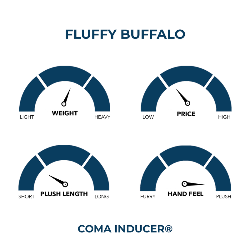 Fluffy Buffalo - Coma Inducer® Oversized Comforter - Earthtone Brown