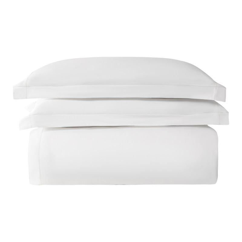 Sassi di Matera™ - Italy Made 100% Cotton Oversized Duvet Cover - Italian Stitch Nocciola