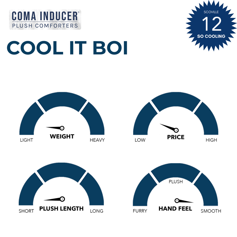 Cool It Boi® - Coma Inducer® Oversized Comforter - Black