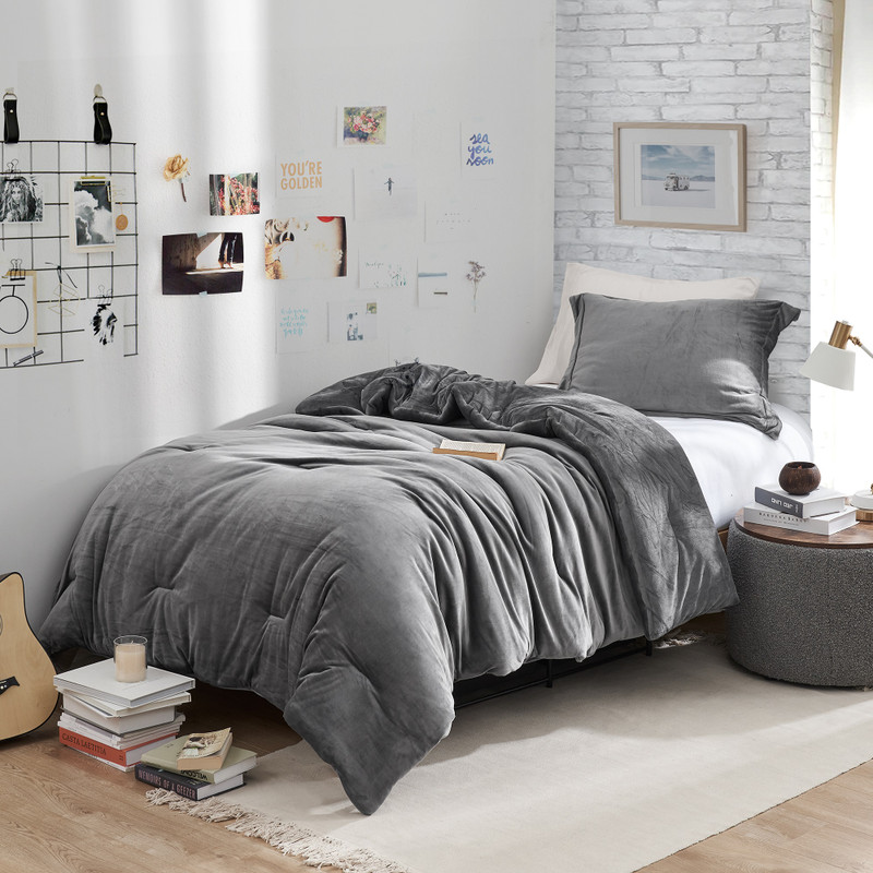 Love Thick - Desirable Coma Inducer® Oversized Comforter Set - Forbidden Gray