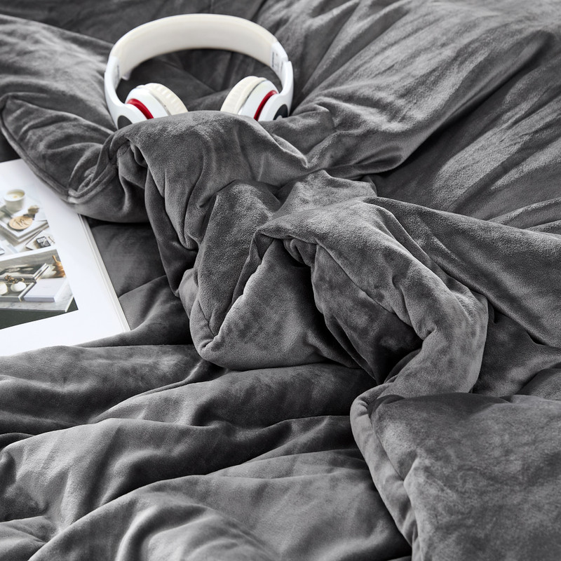 Love Thick - Desirable Coma Inducer® Oversized Comforter Set - Forbidden Gray