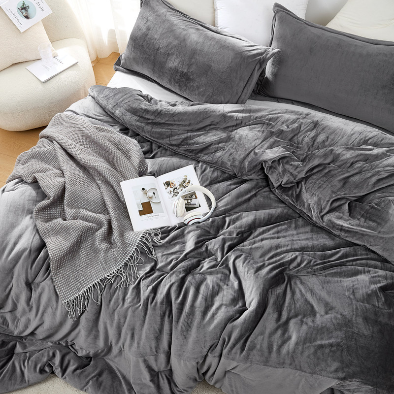 Love Thick - Desirable Coma Inducer® Oversized Comforter Set - Forbidden Gray