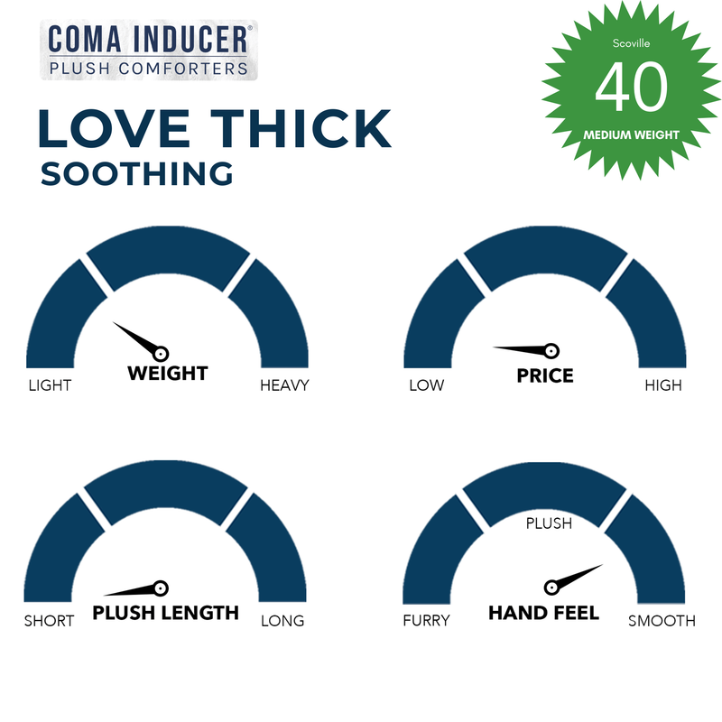 Love Thick - Soothing Coma Inducer® Oversized Comforter Set - Country Blue