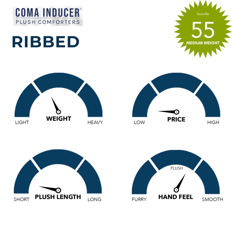 Ribbed - Coma Inducer® Oversized Comforter Set - Ivory Almond