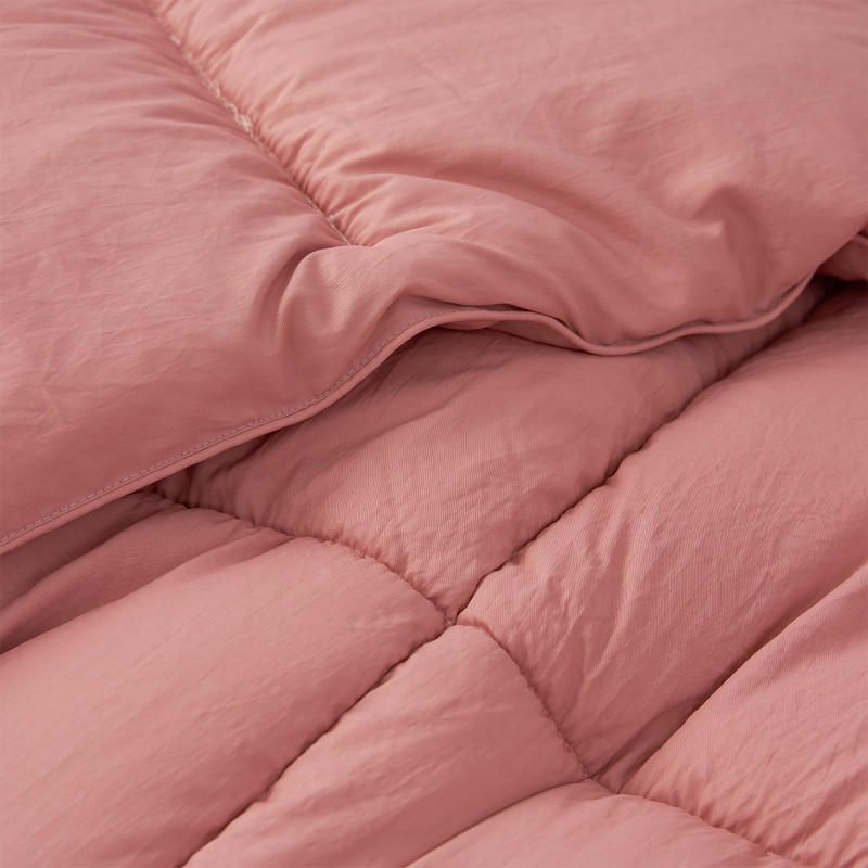 Blush Red Twin, Queen, King, or Alaskan King Extra Large Comforter and Matching Pillow Sham Set