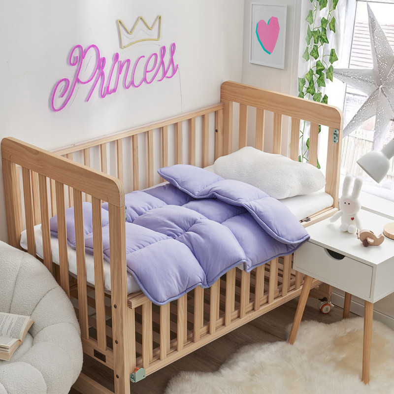 Pretty Purple Kid Comforter Cute Room Decor for Colorful Kids Bedroom Decor