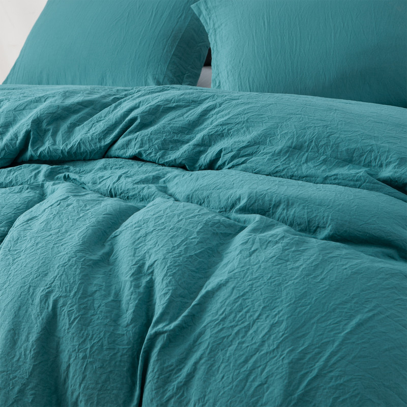 Natural Loft® Coma Inducer® Comforter with Cover - Ocean Depths Teal