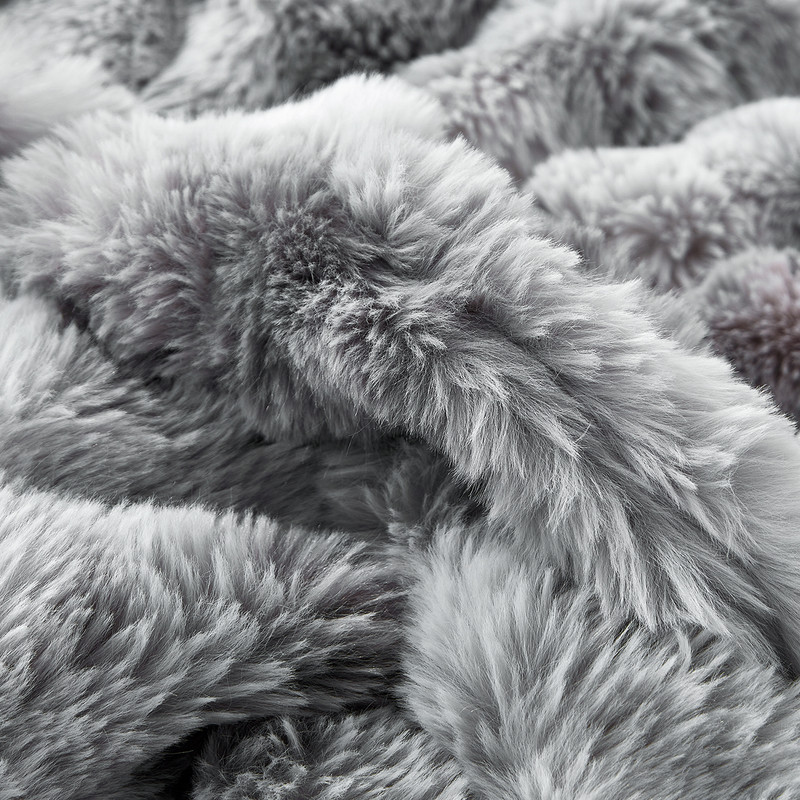 Snowball® Chunky Bunny - Coma Inducer® Oversized Comforter Set - Monsoon Gray
