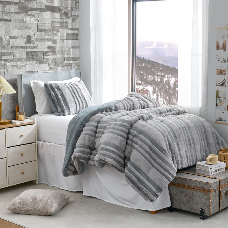 Chunkiest Chunky Bunny® Freezin Waters - Coma Inducer® Oversized Comforter Set - Lush Gray