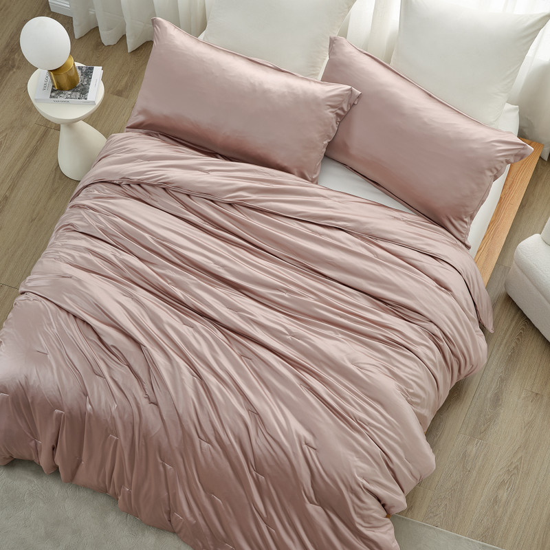 Satin Summer - Coma Inducer® Oversized Comforter Set - Bronze