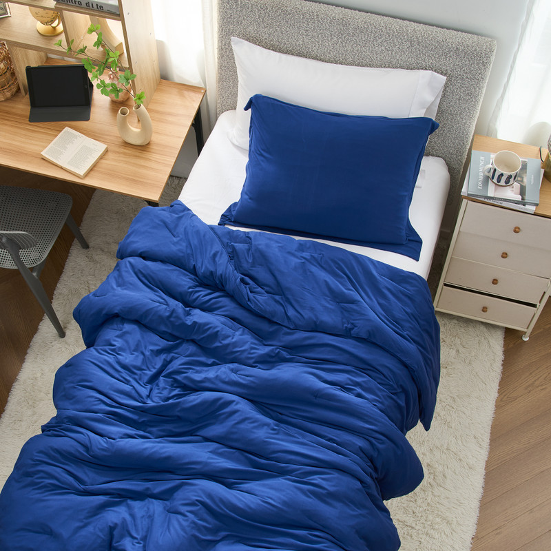 Chillin Panda - Coma Inducer® Oversized Comforter Set - Limoges Blue