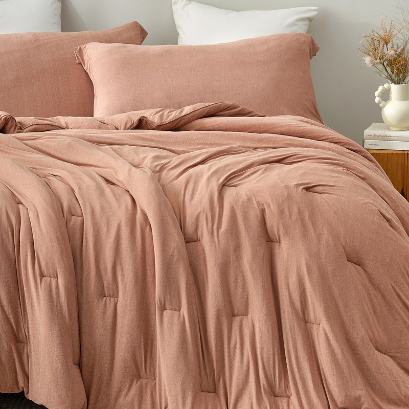 Shhhh! I'm Undercover! - Coma Inducer® Oversized Comforter Set - Adobe Sandstone