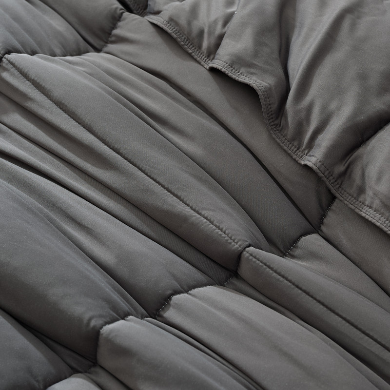 In The Thick of It - Coma Inducer® Oversized Comforter Set - Coal Smoke