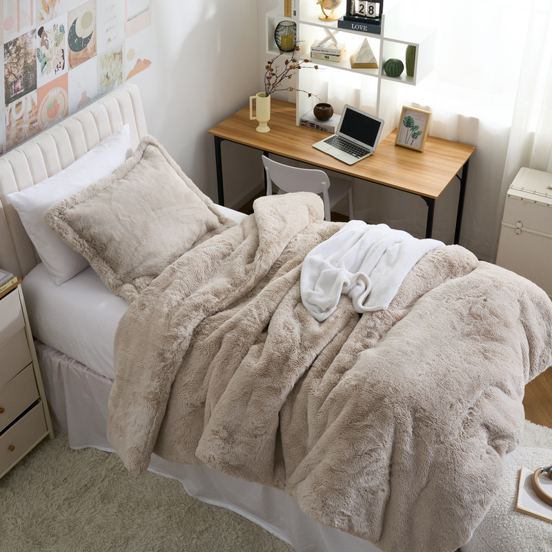 I Am Bed Serious - Coma Inducer® Oversized Comforter Set - Taupe Cream