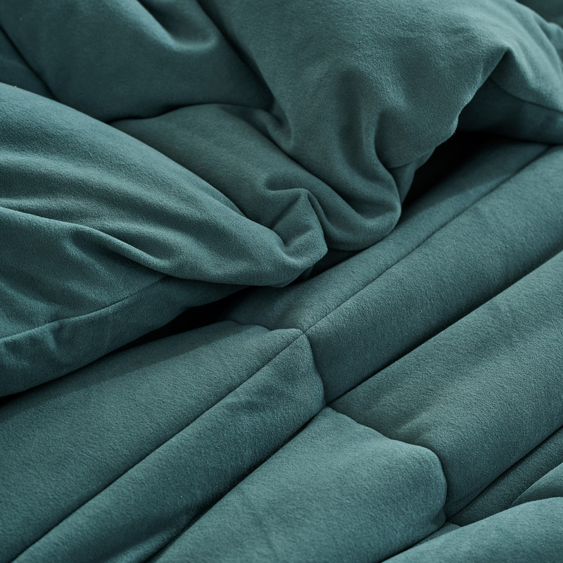 If My Bed Was a Hippo - Coma Inducer® Oversized Comforter - Tanzania Teal