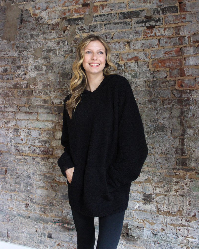 Coma Inducer® Unisex Hoodie - Cozy to the Est - Black