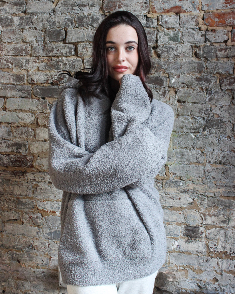 Coma Inducer® Unisex Hoodie - Cozy to the Est - Gray