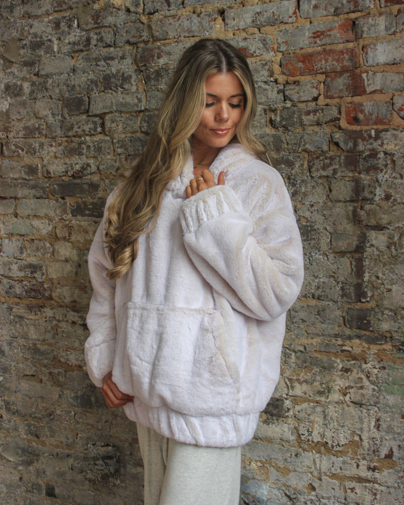 Coma Inducer Oversized Hoodie - Bunny Supersoft - Coconut Cream